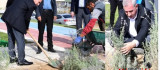 Başkan Çınar, Bostanbaşı Mahallesindeki Lavanta Parkı İnceledi