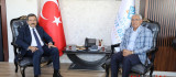 Başkan Güder'den Rektör Bentli'ye Hayırlı Olsun Ziyareti