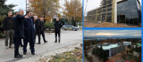 Başkan Gürkan Mezarlıklar Dairesi Başkanlığı İdari Hizmet Binası İnşaatını İnceledi