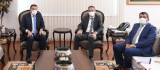 Başkan Gürkan Milli Eğitim Bakanı Özer'e Hayırlı Olsun Ziyaretinde Bulundu
