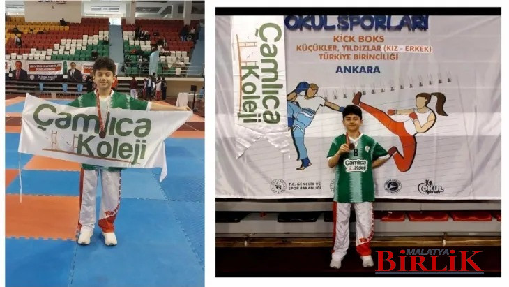 Çamlıca Kolejinden Spor'da Türkiye Başarısı