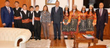 Malatya Asp Halk Oyunu Ekibi Vali Ali Kaban'ı Makamında Ziyaret Etti