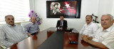 Yeşilyurt Muhtarlar Derneği Başkanı Şahbaz, Başkan Gürkan'ı Ziyaret Etti