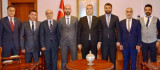 MHP Battalgazi İlçe Teşkilatı Vali Toprak'ı Makamında Ziyaret Ettiler