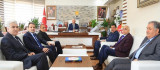 Başkan Gürkan, Ak Parti İl Başkanı Kahtalı'ya Hayırlı Olsun Ziyaretinde Bulundu