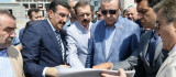 Bakan Tüfenkci, Cumhurbaşkanı Erdoğan'a Sarp Gümrük Kapısı'nda