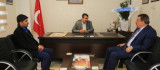Başkan Gürkan, Malatya Seyyar Pazarcılar Esnaf Odası Başkanına Ziyaret