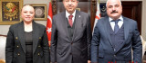 Malatya'lı profesörden KKTC Cumhurbaşkanı Tatar'a ziyaret