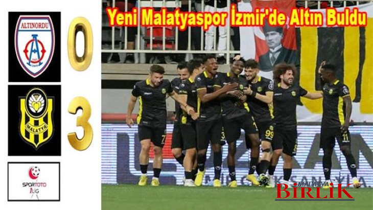 Yeni Malatyaspor İzmir'de Altın Buldu. 0 - 3